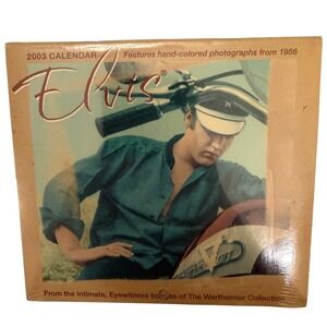 Elvis Presley 2003 Mini Calendar 1956 Hand-Colored Photos Wertheimer Sealed